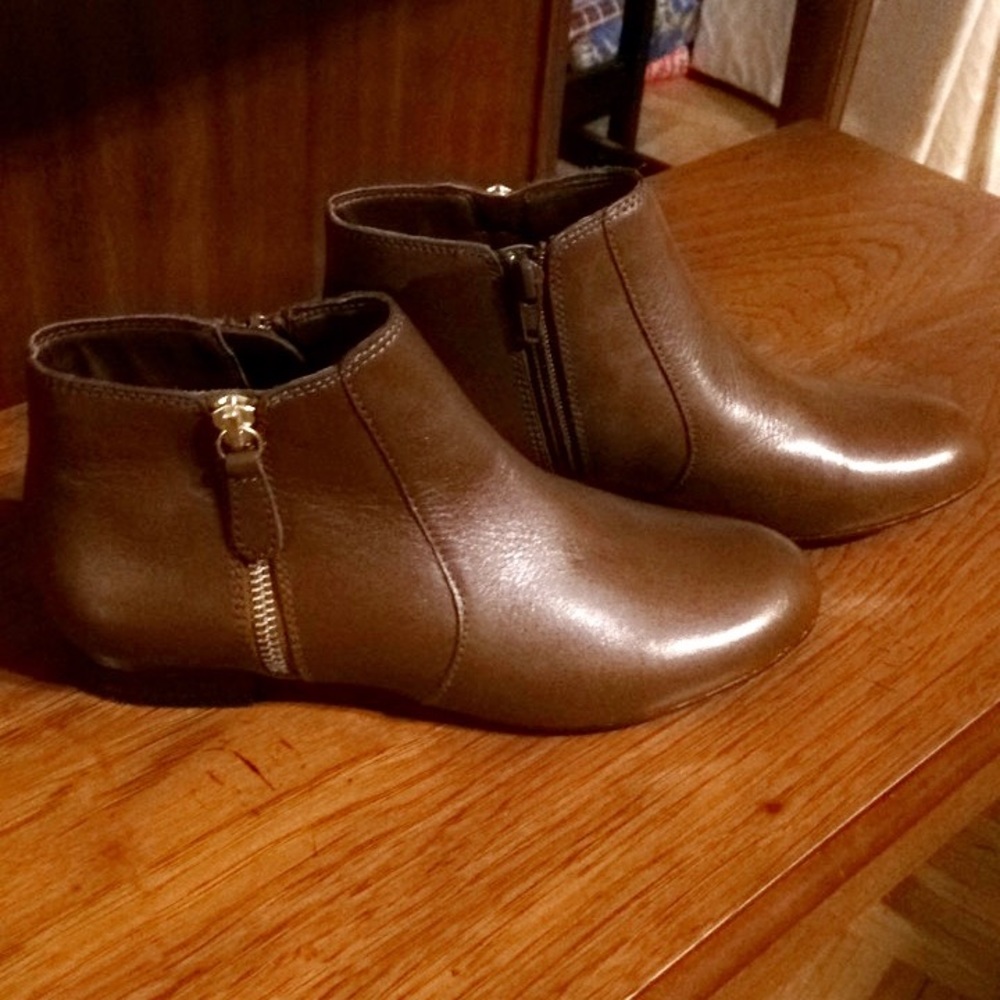 Dune London brown ankle boots